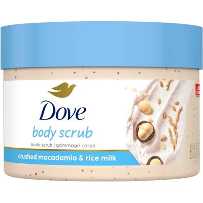 Dove Macadamia Rice Milk Body Polish - Body Exfoliant Dove Macadamia Rice Milk Body Polish - Body Exfoliant