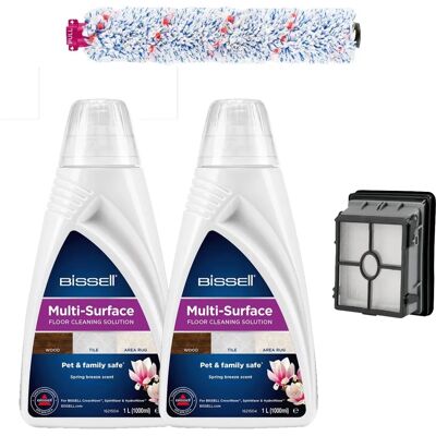 Bissell Crosswave Rengöringspaket - Fler ytor, 2 rengöringsmedel, borste, filter Bissell Crosswave Rengöringspaket - Fler ytor, 2 rengöringsmedel, borste, filter