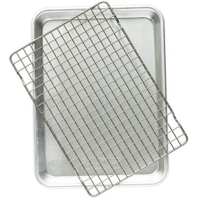 NORDIC WARE - Panne med avtagbar grill - Aluminium - Pan NORDIC WARE - Panne med avtagbar grill - Aluminium - Pan