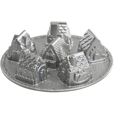 Nordic Ware Cozy Village Pan - Create snowy scenes with 6 cups capacity Nordic Ware Cozy Village Pan - Create snowy scenes with 6 cups capacity