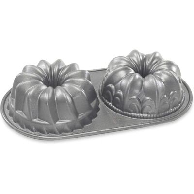 Nordic Ware 84024 Baking Mold - Duet Pan - Silver Nordic Ware 84024 Baking Mold - Duet Pan - Silver