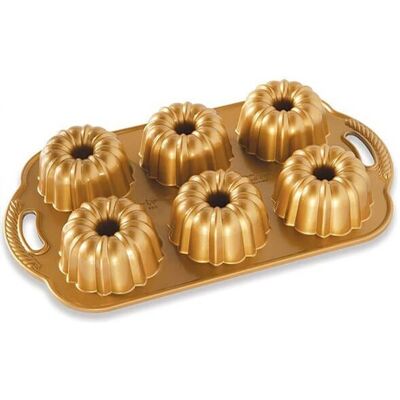 Nordic Ware Gold Jubiläums Bundtlette-Backform Nordic Ware Gold Jubiläums Bundtlette-Backform