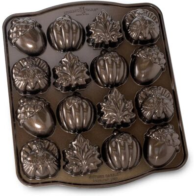 Nordic Ware Moule Automne - Moule à Gâteaux - Publicité Nordic Ware Moule Automne - Moule à Gâteaux - Publicité