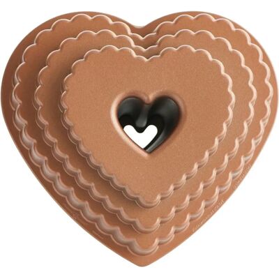 Nordic Ware Herz-Schicht-Form - Gugelhupf Nordic Ware Herz-Schicht-Form - Gugelhupf