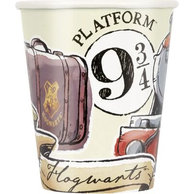 Gobelets en papier Harry Potter - 270ml - Gobelets en carton - Publicité Gobelets en papier Harry Potter - 270ml - Gobelets en carton - Publicité