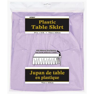 Unique Party - 50052 - Lavande - Nappe jetable - Publicité Unique Party - 50052 - Lavande - Nappe jetable - Publicité