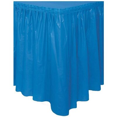 Nappe jetable en plastique bleu Unique Party 50057 - Jetables - Publicité Nappe jetable en plastique bleu Unique Party 50057 - Jetables - Publicité