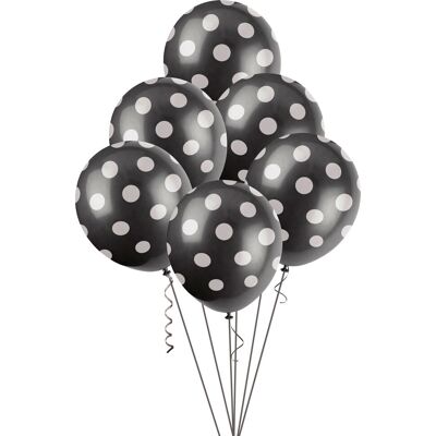 Unique Party 57590 Black Latex Balloons - Party Decoration Unique Party 57590 Black Latex Balloons - Party Decoration