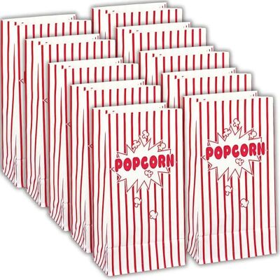 Unique Party 59014 - Papírové sáčky na popcorn, balení 10 Unique Party 59014 - Papírové sáčky na popcorn, balení 10
