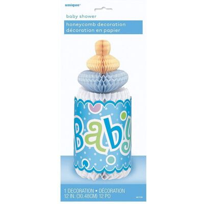 Guirlande pour baby shower Unique Party 61720 à pois bleus - Décoration de fête - Publicité Guirlande pour baby shower Unique Party 61720 à pois bleus - Décoration de fête - Publicité