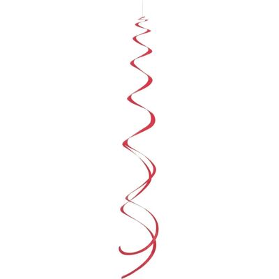 JADEO - 8 Red spirals - Red - One size - Hanging swirls JADEO - 8 Red spirals - Red - One size - Hanging swirls