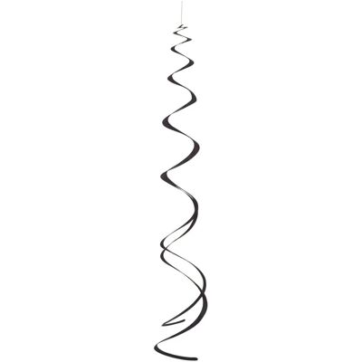 JADEO - Spiral Decorations - Black - 8 pcs - Decoration JADEO - Spiral Decorations - Black - 8 pcs - Decoration