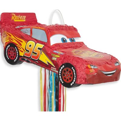 Piñata Lightning McQueen 3D con corda - Festa Piñata Lightning McQueen 3D con corda - Festa