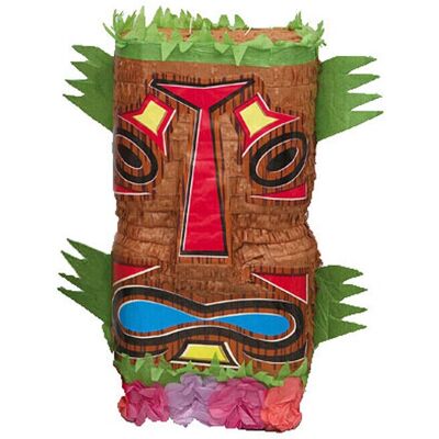 Einzigartige Hawaiianische Tiki Piñata - Piñata, Tropisch, Bunt Einzigartige Hawaiianische Tiki Piñata - Piñata, Tropisch, Bunt