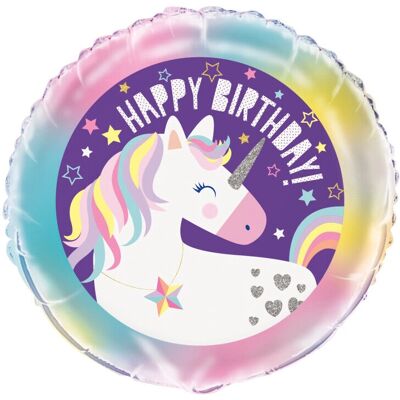JADEO - Unique - Unicorn - 45cm - Foil balloon JADEO - Unique - Unicorn - 45cm - Foil balloon