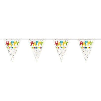 Barevná girlanda Happy Balloon Birthday - 3,65 m Barevná girlanda Happy Balloon Birthday - 3,65 m
