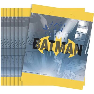 JADEO Sacs de Fête Batman - Lot de 8 - 18x23cm - Publicité JADEO Sacs de Fête Batman - Lot de 8 - 18x23cm - Publicité