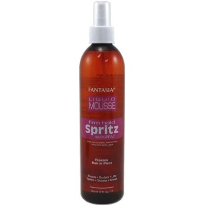 Fantasia Mousse Liquide Fixation Ferme Spray 296ml - Spray fixant - Publicité Fantasia Mousse Liquide Fixation Ferme Spray 296ml - Spray fixant - Publicité