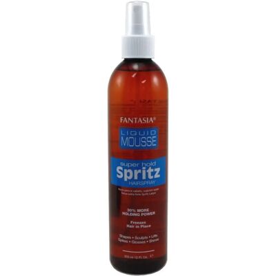 Fantasia Mousse Liquide Super Hold Spritz - Laque - Publicité Fantasia Mousse Liquide Super Hold Spritz - Laque - Publicité