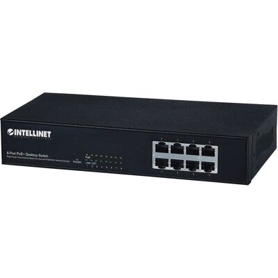 Switch di rete Intellinet 560764 - 8 porte Fast Ethernet PoE Switch di rete Intellinet 560764 - 8 porte Fast Ethernet PoE