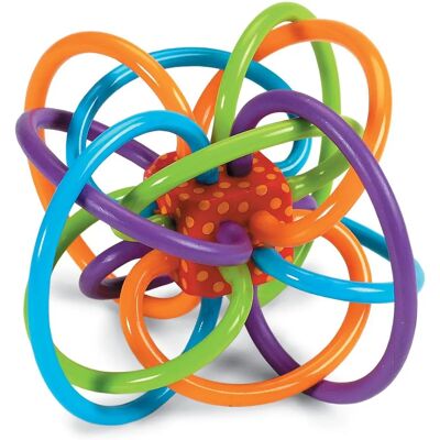 MANHATTAN TOY Red Teether - Teething Toy for Babies MANHATTAN TOY Red Teether - Teething Toy for Babies