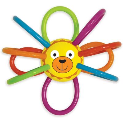 MANHATTAN TOY Dentition Lion - Visage Animal, Rafraîchissant, pour 0+ - Publicité MANHATTAN TOY Dentition Lion - Visage Animal, Rafraîchissant, pour 0+ - Publicité