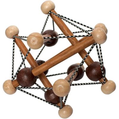 Jouet en bois Squish pour bébé - 15 cm - Marron - Manhattan Toy Jouet en bois Squish pour bébé - 15 cm - Marron - Manhattan Toy