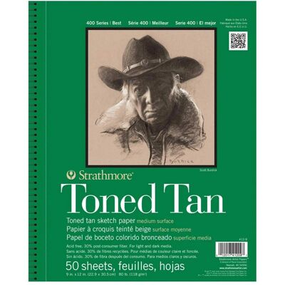 Strathmore 400 Toned Sketch Pads - Sketch Pads for Drawing Strathmore 400 Toned Sketch Pads - Sketch Pads for Drawing