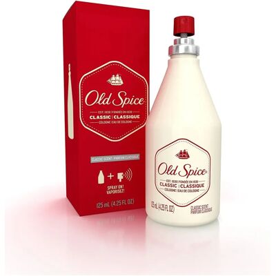 Old Spice Eau De Cologne en Spray - Parfums pour Hommes - 126 ml - Publicité Old Spice Eau De Cologne en Spray - Parfums pour Hommes - 126 ml - Publicité