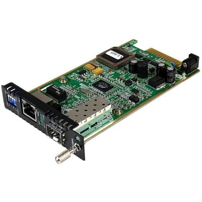 StarTech.com ET91000SFP2C Gigabit Ethernet Netzwerk Media Konverter - Schwarz, Grün StarTech.com ET91000SFP2C Gigabit Ethernet Netzwerk Media Konverter - Schwarz, Grün