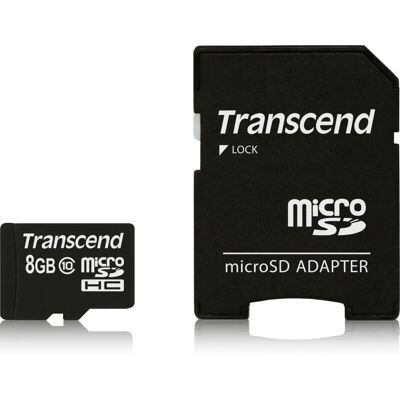 Transcend TS8GUSDHC10 Karta pamięci - Karta pamięci Transcend TS8GUSDHC10 Karta pamięci - Karta pamięci