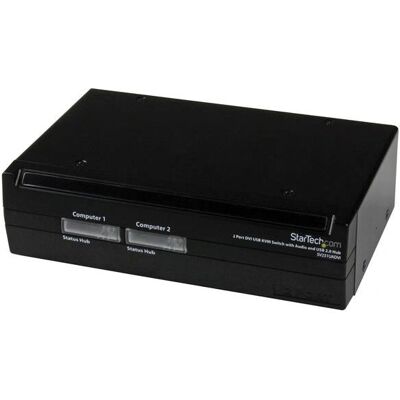 StarTech.com SV231UADVI Fekete KVM váltó StarTech.com SV231UADVI Fekete KVM váltó