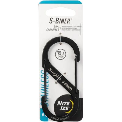 Nite Ize Unisex Karabiner S-Biner Ocel GR 4 - Karabina Nite Ize Unisex Karabiner S-Biner Ocel GR 4 - Karabina