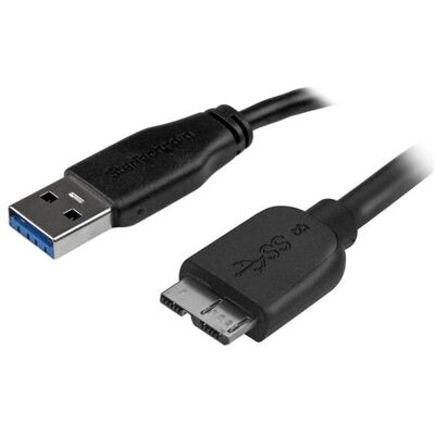 Kabel Micro USB 3.0 Slim 0,5m - Czarny Kabel Micro USB 3.0 Slim 0,5m - Czarny
