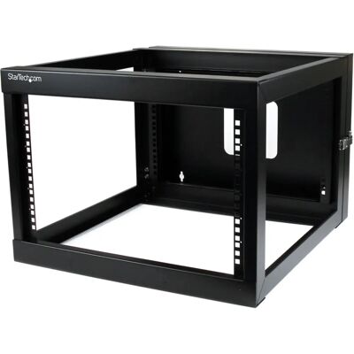 StarTech.com Rack de pared para servidores 6U con bisagra - Negro StarTech.com Rack de pared para servidores 6U con bisagra - Negro