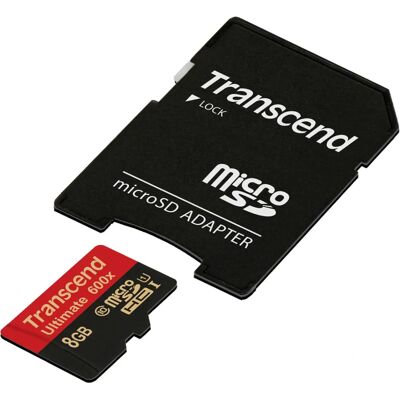 Transcend - 8GB microSDHC Class 10 UHS-I MLC - karta pamięci Transcend - 8GB microSDHC Class 10 UHS-I MLC - karta pamięci