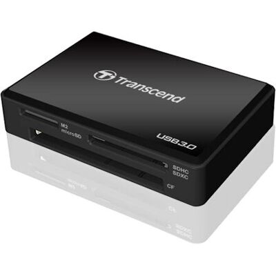Transcend RDF8 USB 3.2 Kartenleser - Schwarz Transcend RDF8 USB 3.2 Kartenleser - Schwarz