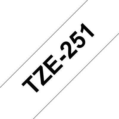 Brother TZE-251 Laminert etikettbånd Brother TZE-251 Laminert etikettbånd