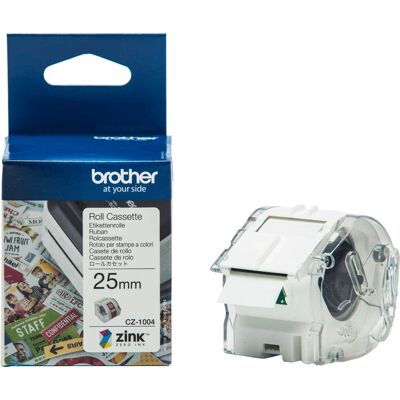 Brother CZ-1004 Merkeetiketten - 25mm Bredde Brother CZ-1004 Merkeetiketten - 25mm Bredde
