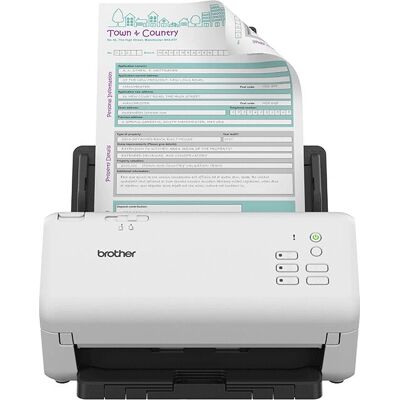 Brother ADS-4300N - Noir, Blanc - Scanner - Publicité Brother ADS-4300N - Noir, Blanc - Scanner - Publicité