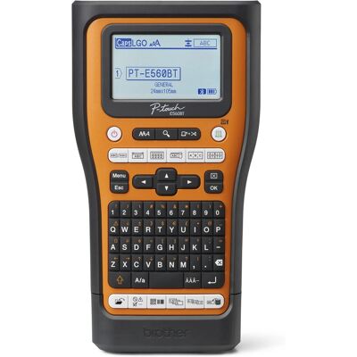 Imprimante d'étiquettes Brother PT-E560BTVP Transfert thermique - 180x180 DPI, Bluetooth, Câble & Sans fil - Publicité Imprimante d'étiquettes Brother PT-E560BTVP Transfert thermique - 180x180 DPI, Bluetooth, Câble & Sans fil - Publicité