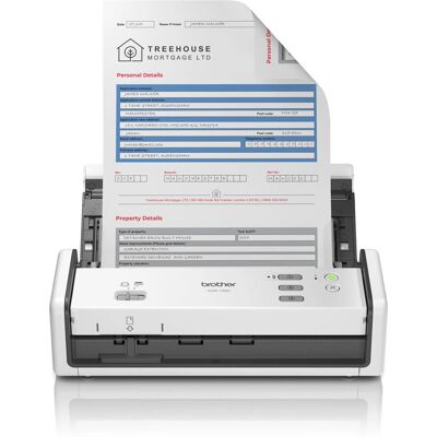 Brother ADS-1300 Hvid Scanner - ADF, 600x600 DPI, Kompakt Brother ADS-1300 Hvid Scanner - ADF, 600x600 DPI, Kompakt
