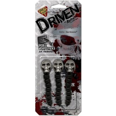 California Scents - Driven Sticks Skull Strawberry - Car Air Freshener - Publicité California Scents - Driven Sticks Skull Strawberry - Car Air Freshener - Publicité