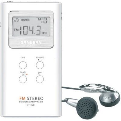 Sangean DT-120 Blanco - Radio Sangean DT-120 Blanco - Radio