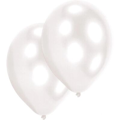 Amscan INT995467 Weiß Latex Ballon - Party Dekoration Amscan INT995467 Weiß Latex Ballon - Party Dekoration