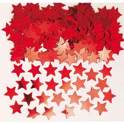 Amscan Confettis - Étoiles Rouges - Confettis Amscan Confettis - Étoiles Rouges - Confettis