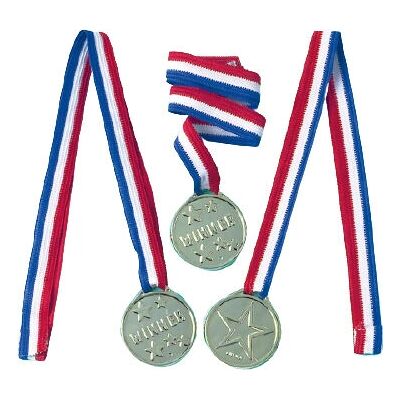 Amscan INT390318 - Plastikmedaille mit Winner-Text Amscan INT390318 - Plastikmedaille mit Winner-Text