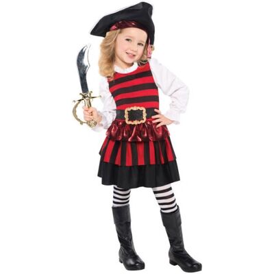 Costume da Pirata per Bambini Amscan - Vestito, Cappello & Cintura - Halloween & Festa Costume da Pirata per Bambini Amscan - Vestito, Cappello & Cintura - Halloween & Festa