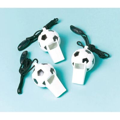 Amscan Barns Visselpipa - Fotboll - 12-pack Amscan Barns Visselpipa - Fotboll - 12-pack