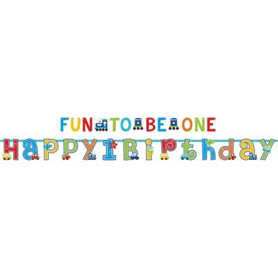 Amscan Bunting Banner - Multicolor Transport Verjaardagsversiering Amscan Bunting Banner - Multicolor Transport Verjaardagsversiering